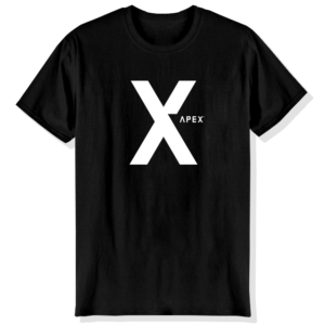T-Shirt Apex: Black X